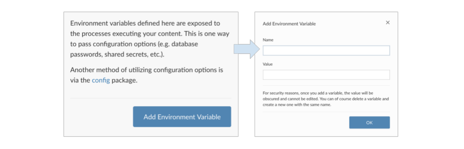 Environment Variables in RStudio Connect