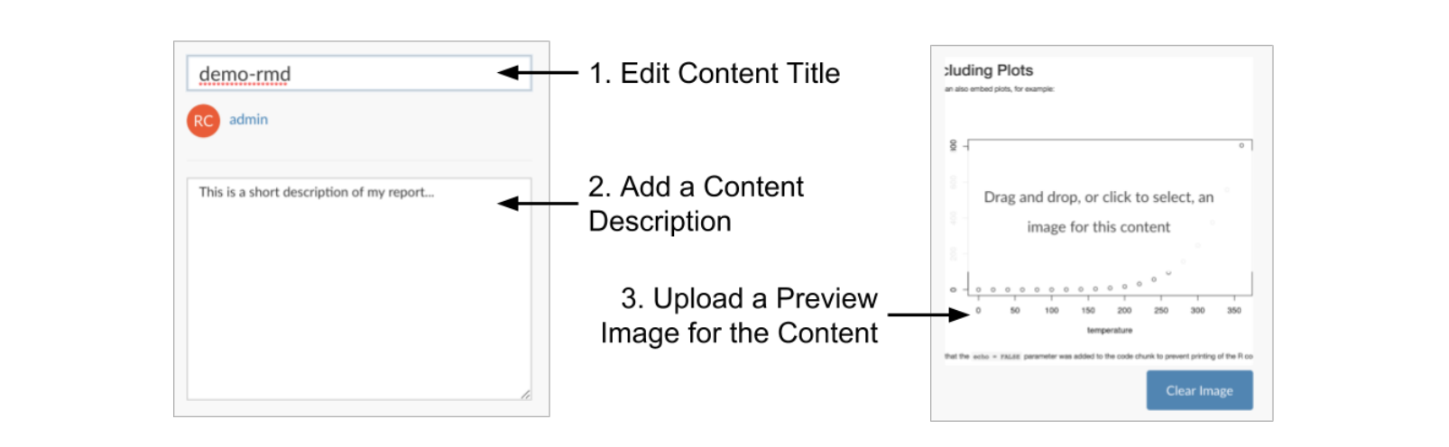 Metadata and Info Settings